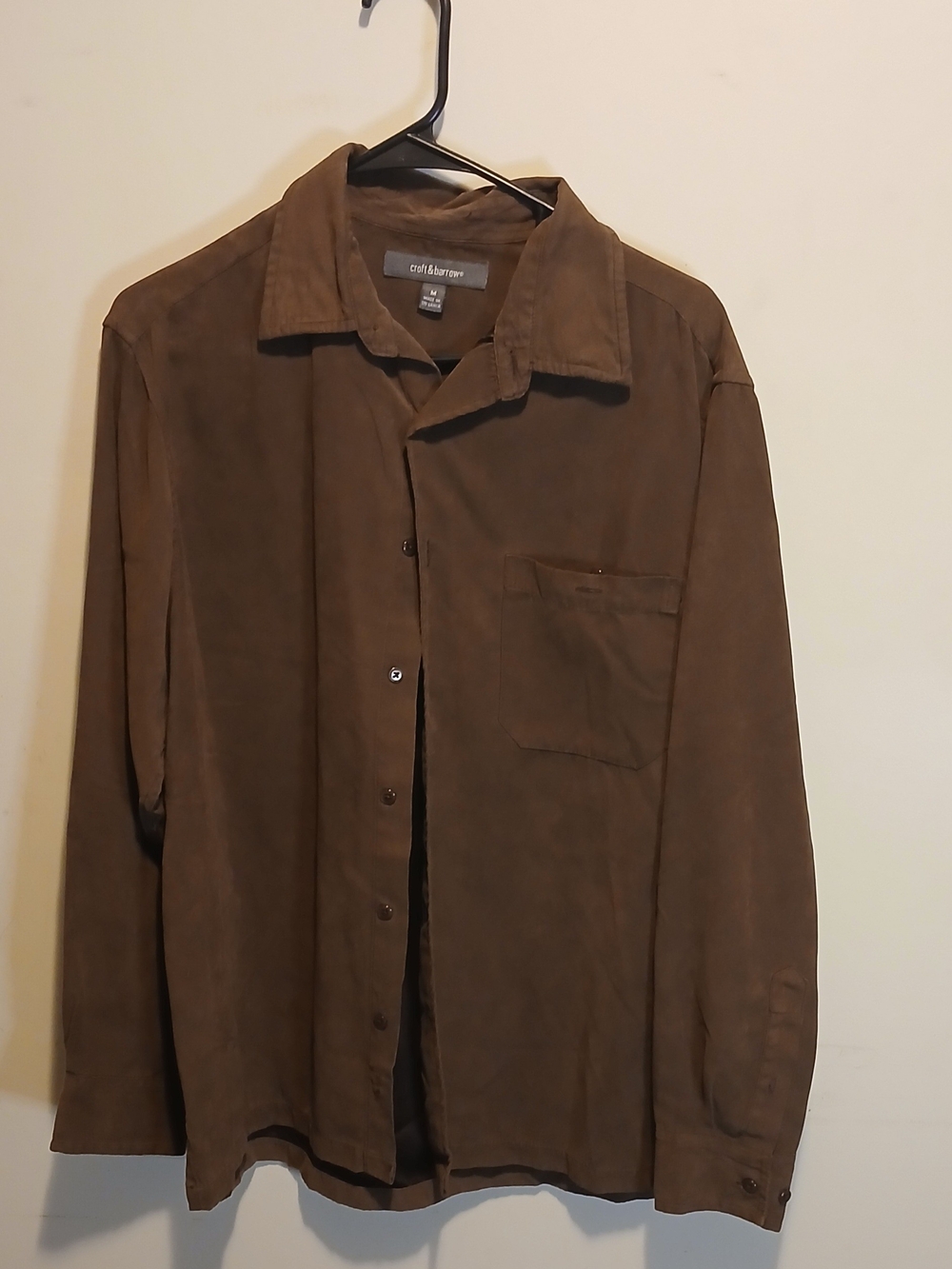 Croft & Barrow Button-Up Shirt in Brown